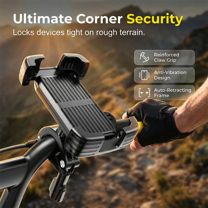 🏍️✨ Bezpečný držák na telefon na motorku Secure Grip