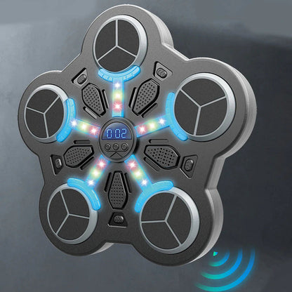 🥊 Bluetooth hudební boxerská podložka – zábavné cvičení + rytmické světlo + 3 rychlosti! 🎶