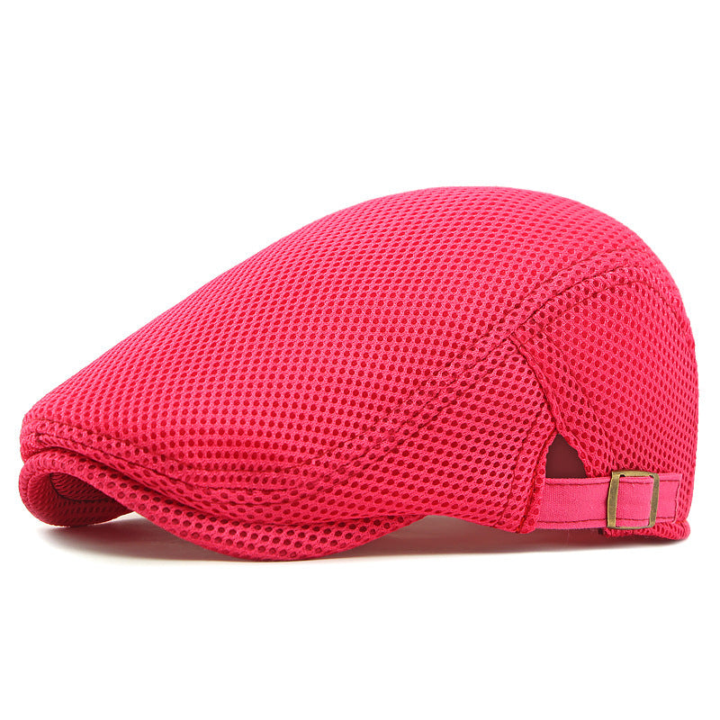 🧢✨ Prodyšná plochá čepice s nastavitelným páskem – chladno a styl v létě