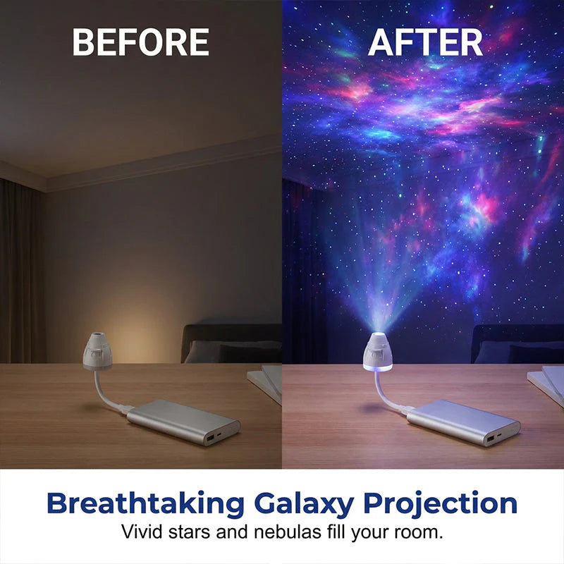 🌌✨ Planetární projektor s Mléčnou dráhou – relaxační vesmírná atmosféra doma!