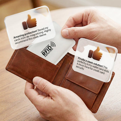 🔐✨ Chraňte své karty před krádeží dat! RFID blokující obaly do peněženky 💳