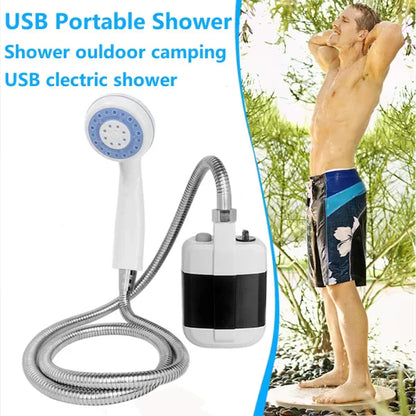 🚿Venkovní přenosná sprcha s napájením přes USB