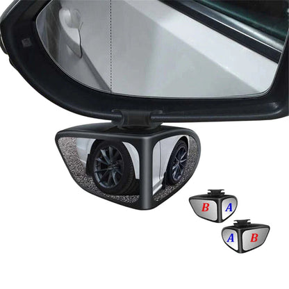 🚗 Dvojité boční zrcátko s 360° nastavením – bezpečné parkování a přejíždění 🛡️