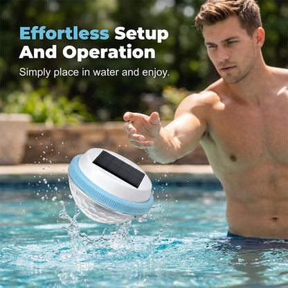 🏊‍♂️☀️ Plovoucí LED lampa do bazénu napájená solární energií 💡🌙✨