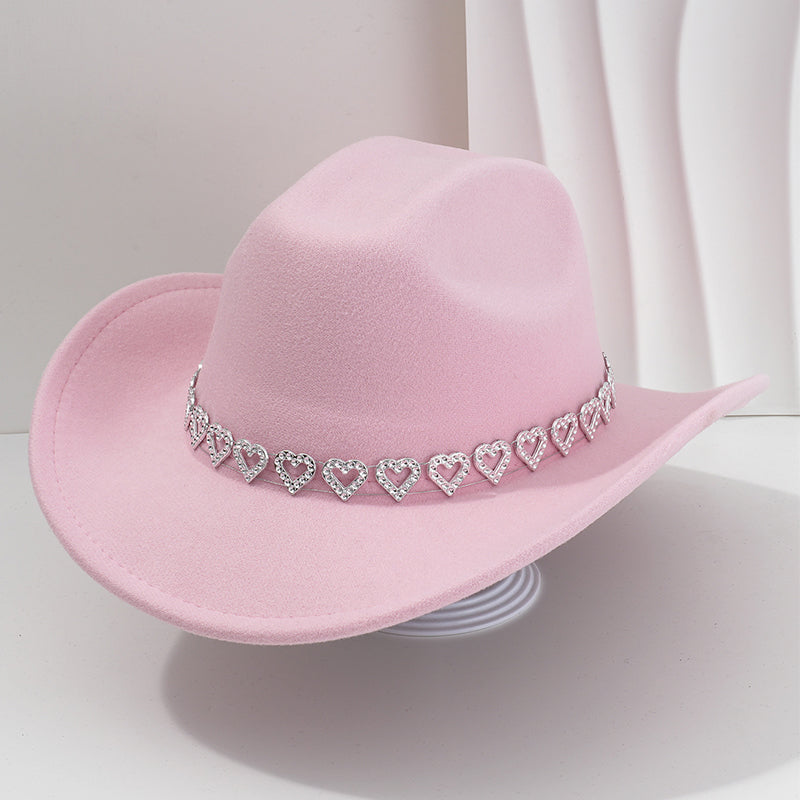 🤠 Kovbojský klobouk se srdíčky – western chic styl!