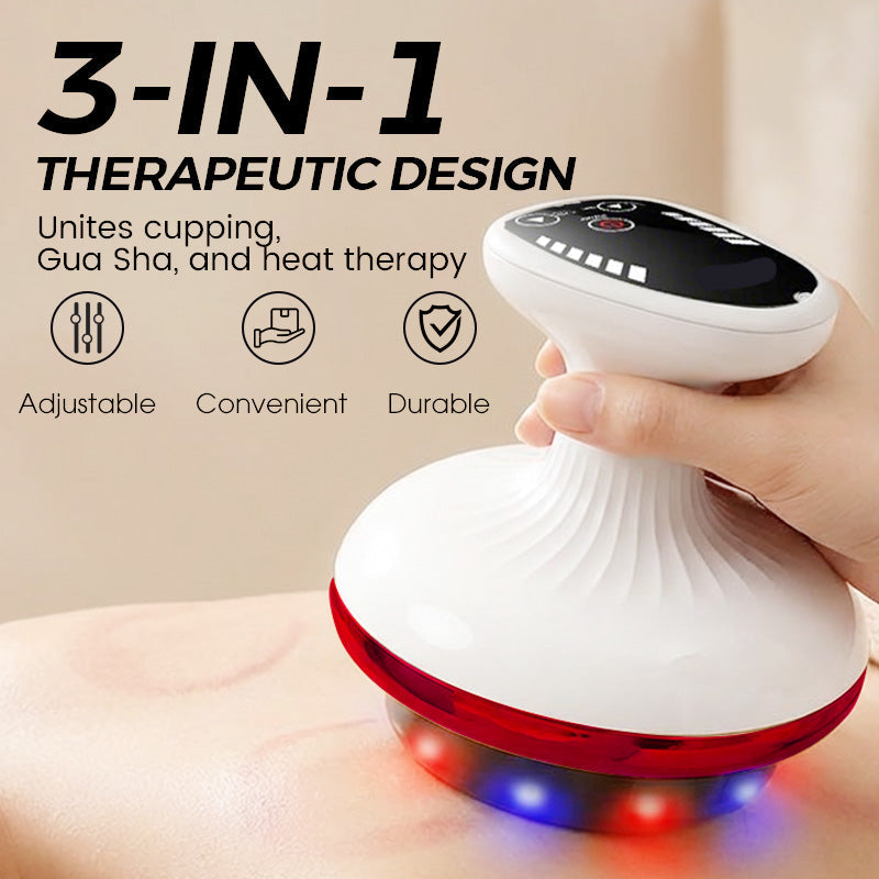 💆‍♀️3 v 1 ruční masážní přístroj pro gua sha a baňkování