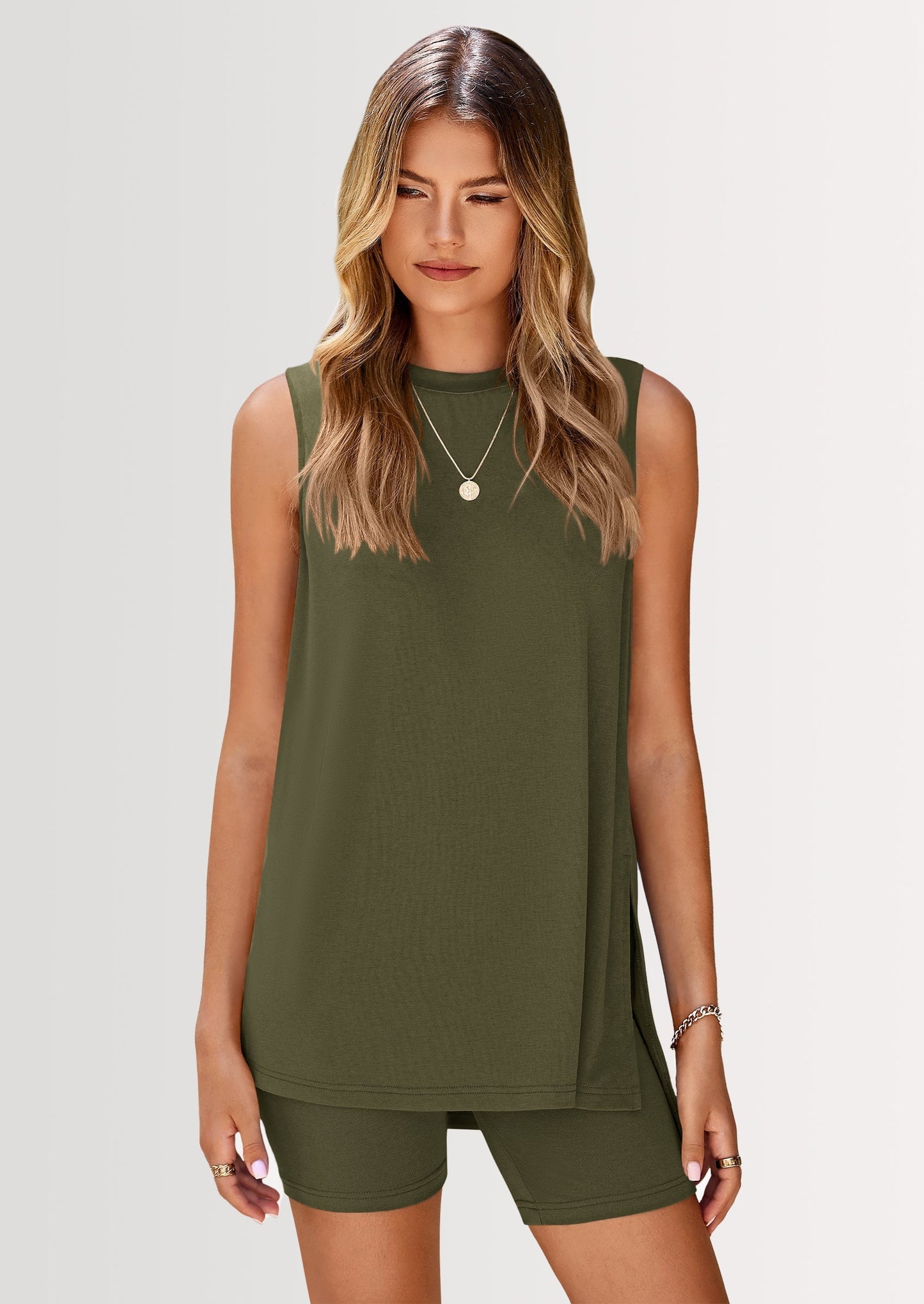 👗 Dámský 2-dílný letní set – Pohodlný a stylový look na dovolenou! ✨