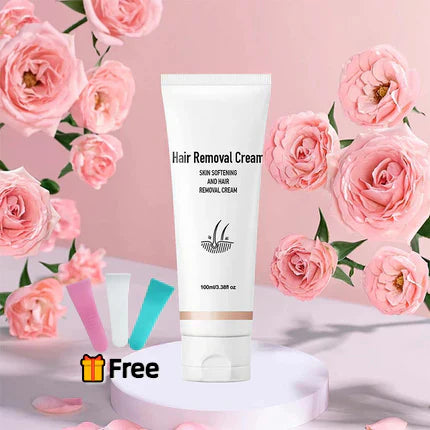 🌸 Jemný depilační krém pro hedvábně hladkou pokožku bez bolesti! ✨