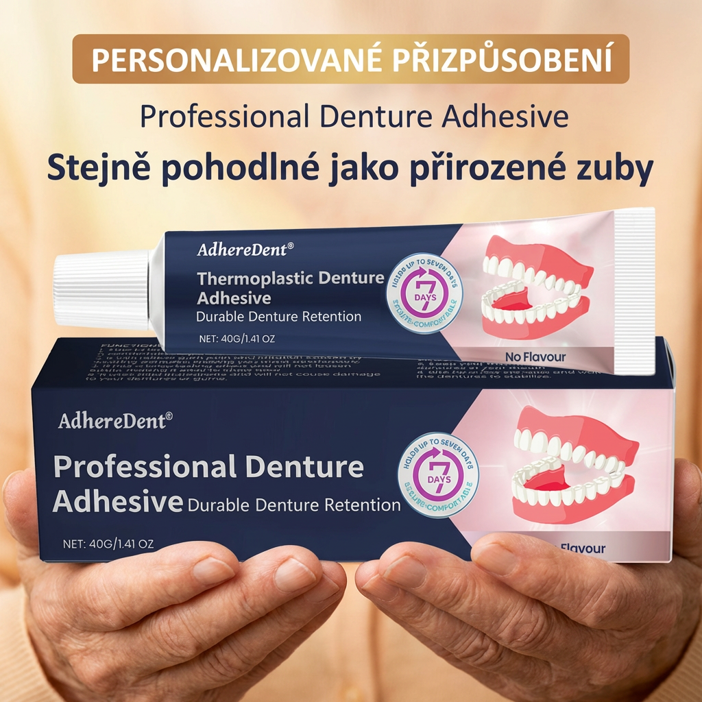 【🔥Kup 1 otrzymaj 1 gratis🔥】Termoplastyczny klej do protez AdhereDent® ⏳ Trwałe utrzymanie protezy