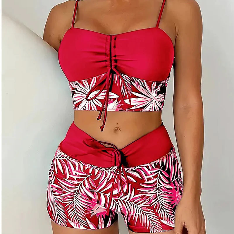 🏖️2026 Nový design👙✨Dvoudílné dámské plavky s potiskem