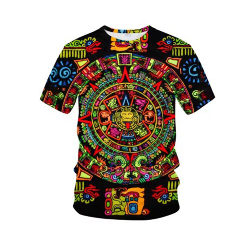 👕 Pánské tričko s výrazným kmenovým potiskem – pohodlí & streetwear styl 🐺