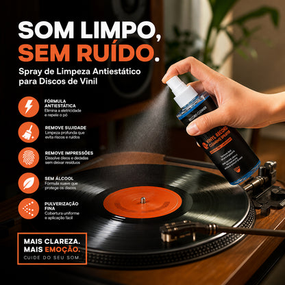 🎵 Antistatický sprej na vinylové platne – čistý zvuk bez prachu! ✨