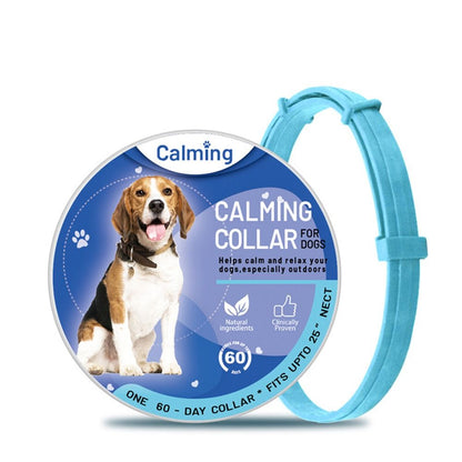 🐶🐱Voděodolný nastavitelný obojek Pacify pro uklidnění zvířat, zmírnění úzkosti a snížení stresu u psů a koček