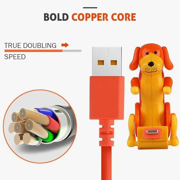 🐶✨ Funny Humping Dog nabíjecí kabel – zábava při každém nabíjení!