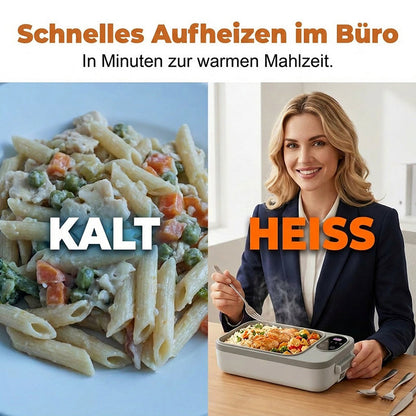 🍲 Samohřející krabička na oběd – teplé jídlo na cesty!