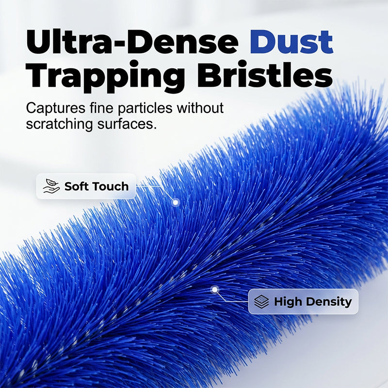 360° Flexible Cleaning Brush – Bendable, Dense Bristles, All-Around Reach