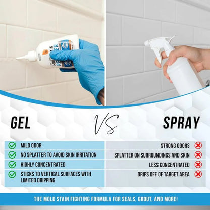 🧽 Gel na odstraňování plísní – Bez škrábanců, bezpečný a účinný! 🦠