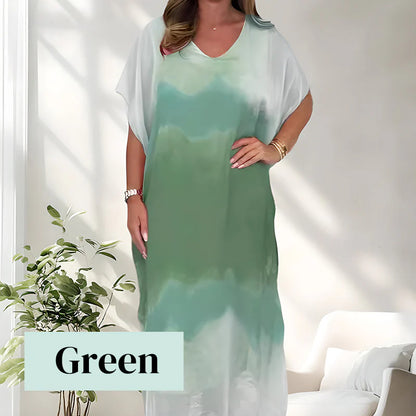 👗 Batikované volné šaty pro ženy – lehký letní komfort v jednom kuse!