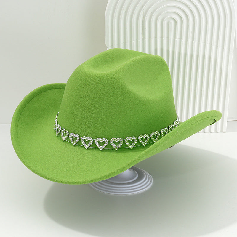 🤠 Kovbojský klobouk se srdíčky – western chic styl!