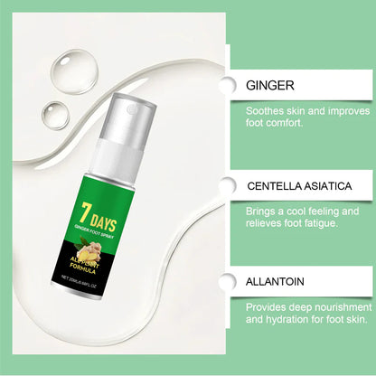 🔥Kup 1 dostaneš 1 zdarma🔥Exfoliační sprej na nohy se zázvorem – 7 dní