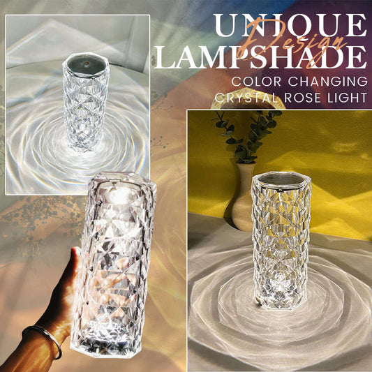 🌈Dotyková lampa Rose Crystal💡