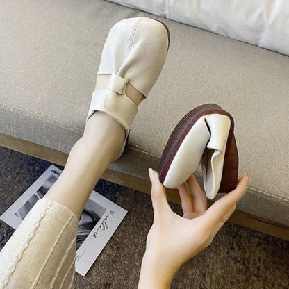 👡 Dámské pantofle s mašlí – měkká podrážka | Módní design, lehké a pružné – ideální na procházky a výlety po městě 🛍️