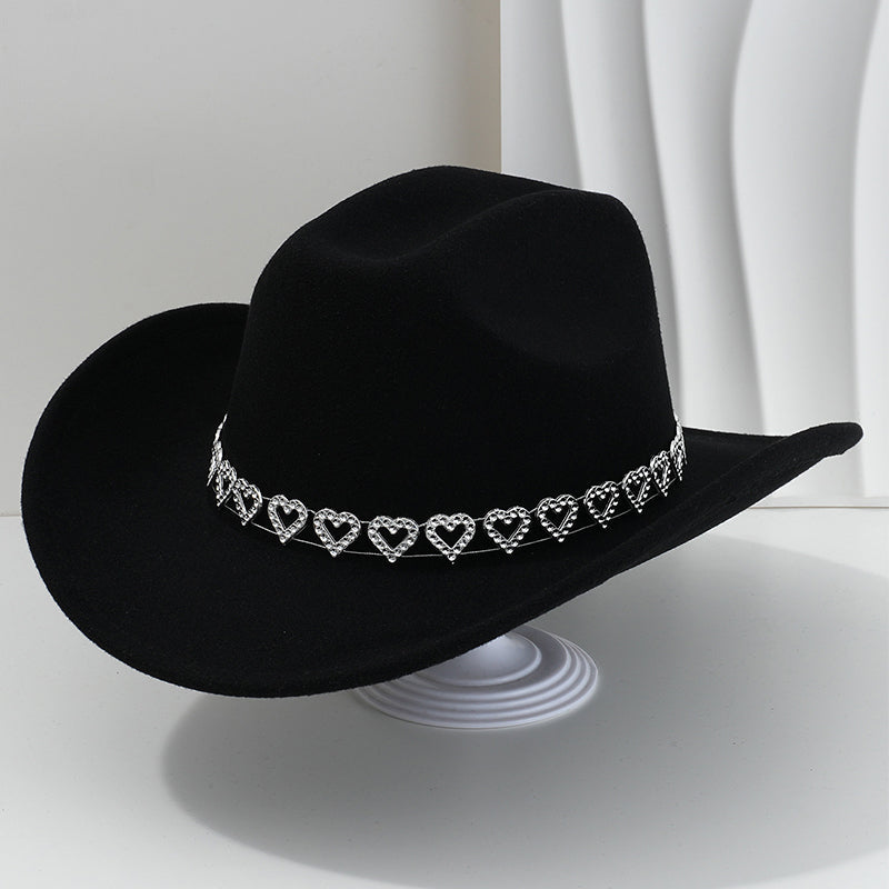 🤠 Kovbojský klobouk se srdíčky – western chic styl!