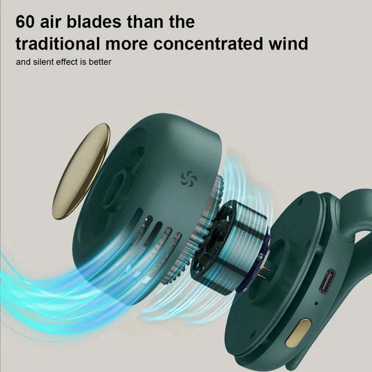 Náhrdelní větrník s klipem na opasek „Small Whirlwind“🌬️❄️