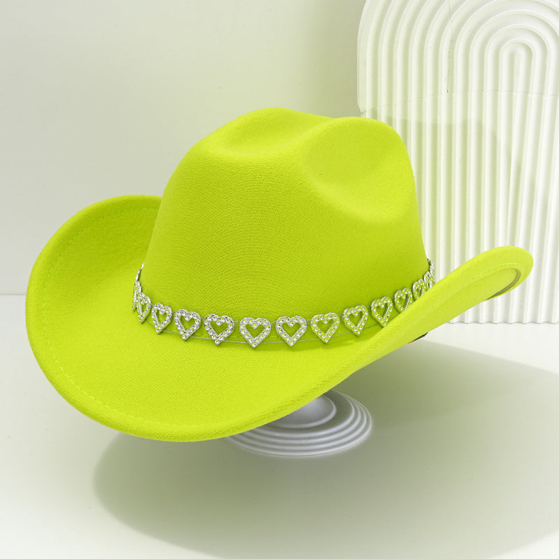 🤠 Kovbojský klobouk se srdíčky – western chic styl!