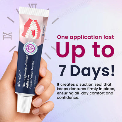 【🔥Kup 1 otrzymaj 1 gratis🔥】Termoplastyczny klej do protez AdhereDent® ⏳ Trwałe utrzymanie protezy