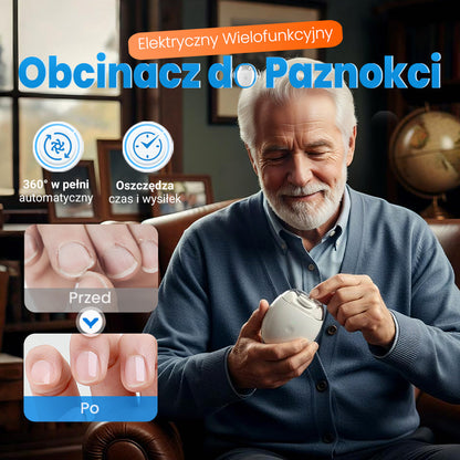 🦶Univerzální automatická bruska na nehty – vhodná pro seniory a děti