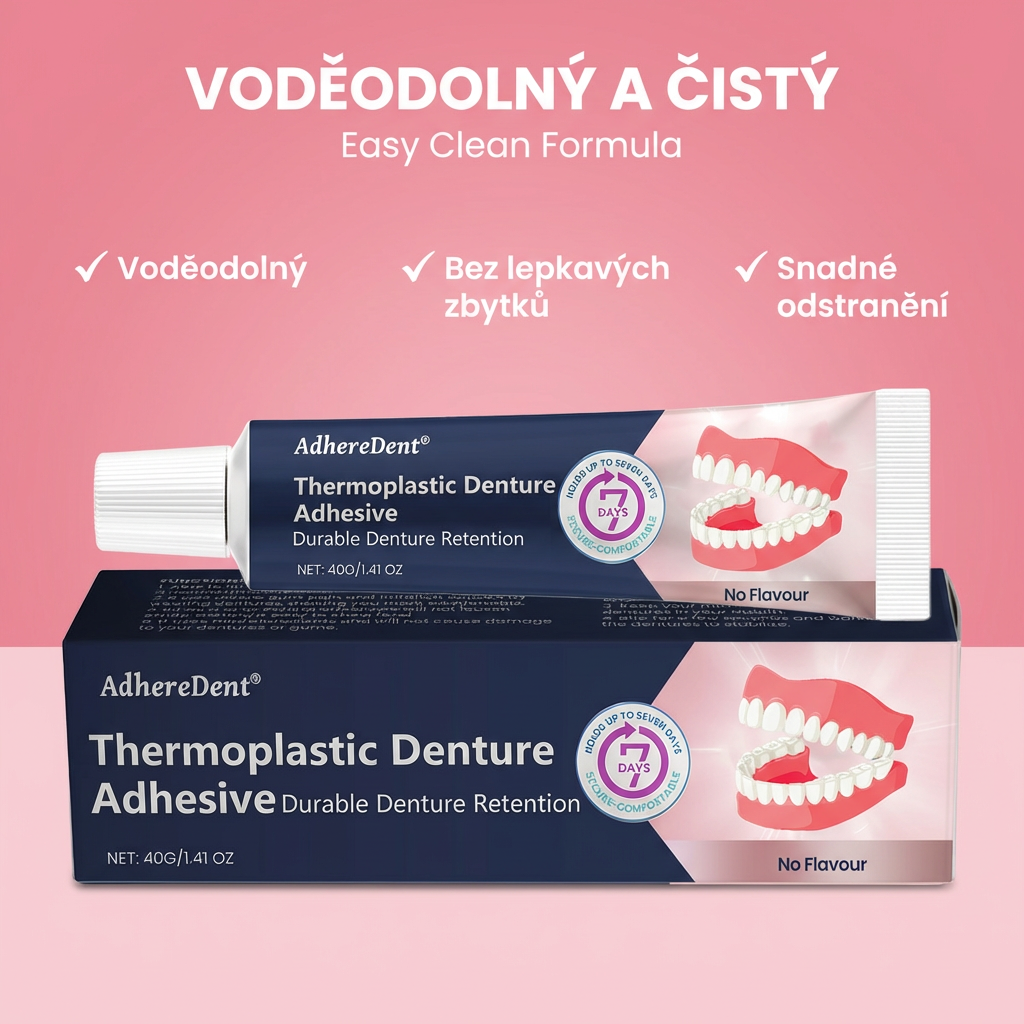 【🔥Kup 1 otrzymaj 1 gratis🔥】Termoplastyczny klej do protez AdhereDent® ⏳ Trwałe utrzymanie protezy