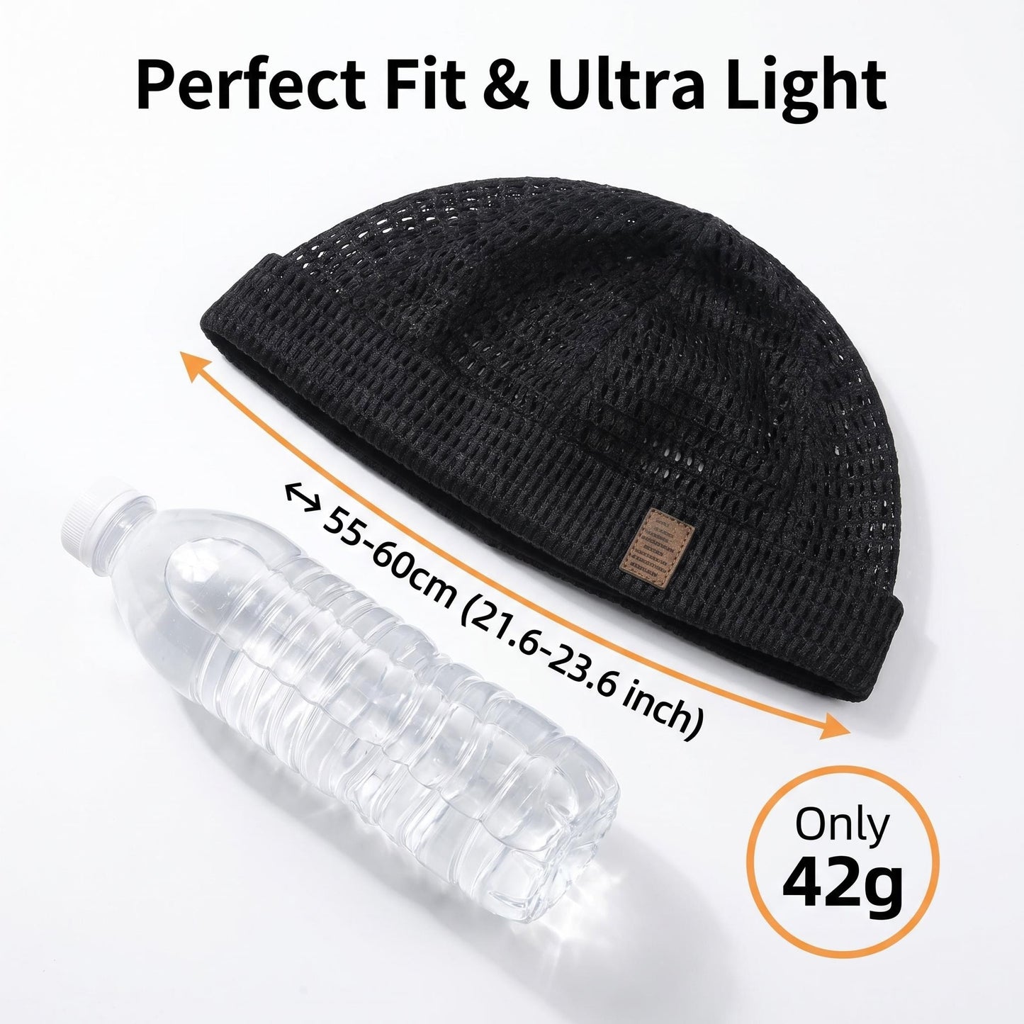 🧢☀️ Lehká, prodyšná síťovaná čepice bez kšiltu