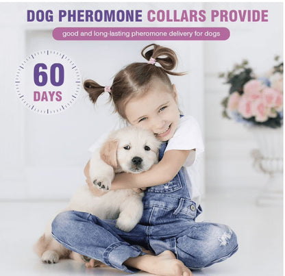 🐶🐱Voděodolný nastavitelný obojek Pacify pro uklidnění zvířat, zmírnění úzkosti a snížení stresu u psů a koček