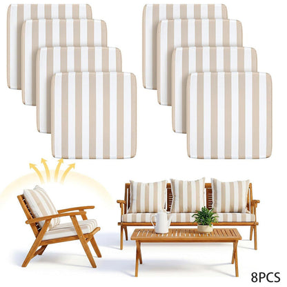 😍 Strečové Potahy na Polštáře na Zahradu – elegantní geometrický vzor & perfektní fit! 🌿