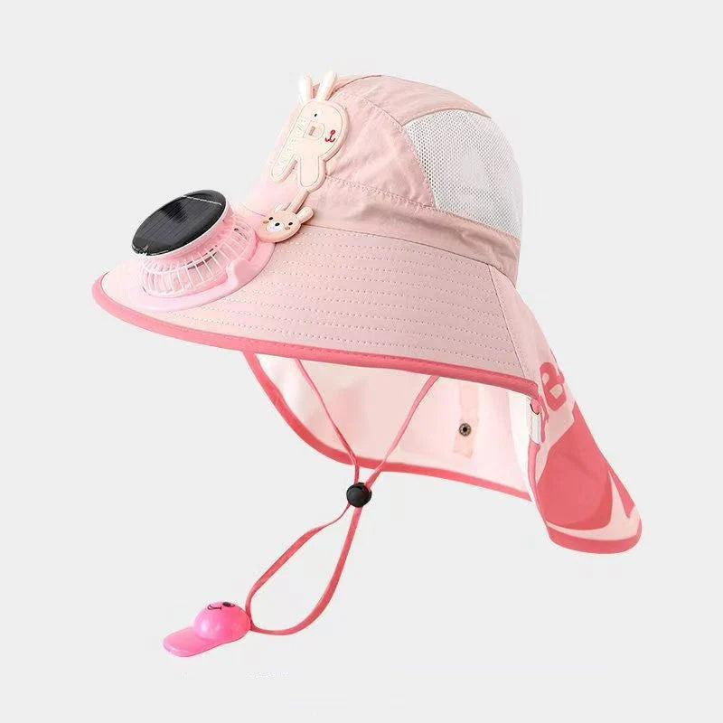 🌞Sluneční čepice s vestavěným ventilátorem
