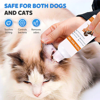 🐱🐶Čistič uší pro zvířata – Omezuje množení bakterií