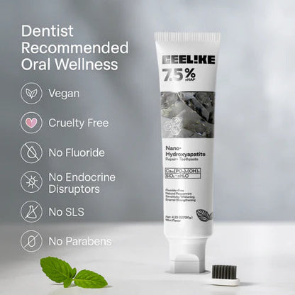 🦷 Nano zubní pasta (n-Ha) – Obnovuje sklovinu + Snižuje citlivost! ✨
