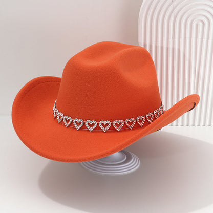 🤠 Kovbojský klobouk se srdíčky – western chic styl!
