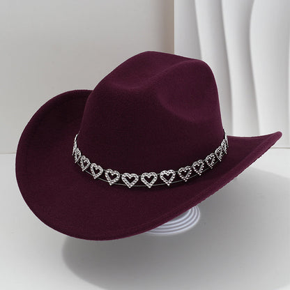 🤠 Kovbojský klobouk se srdíčky – western chic styl!