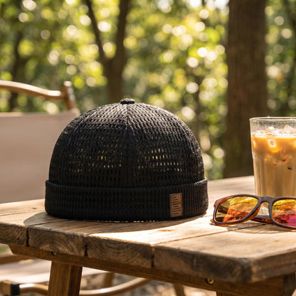 🧢☀️ Lehká, prodyšná síťovaná čepice bez kšiltu