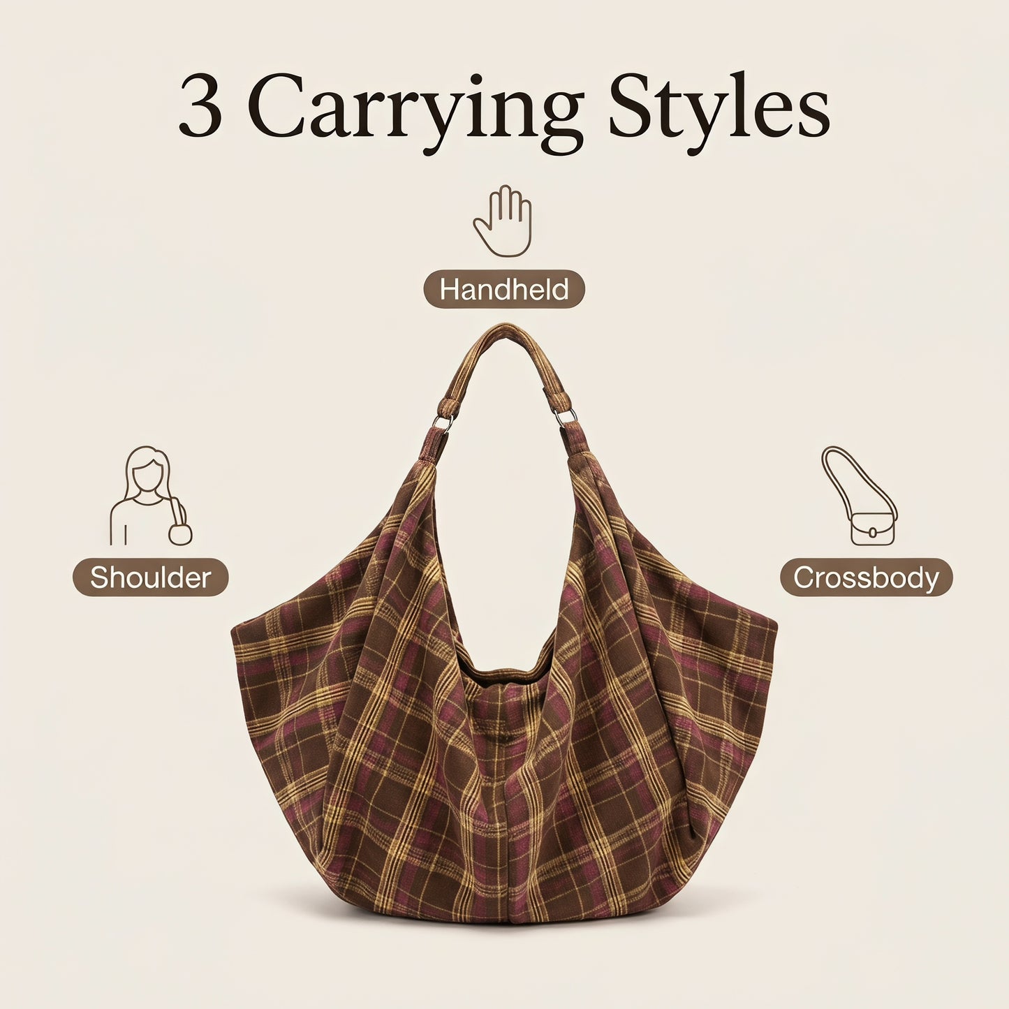 🌿 Boho taška – prostorná a stylová pro tvůj volný život! 👜