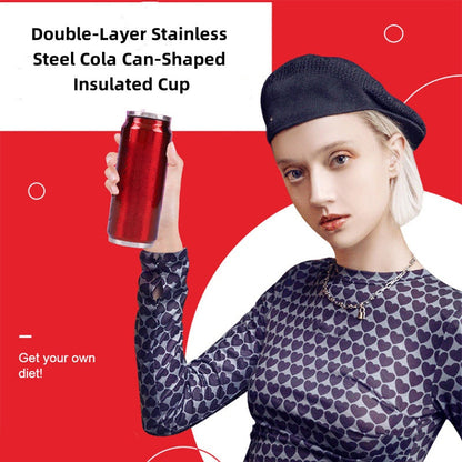 🥤 Stylový izolovaný hrnek ve tvaru coly – nápoje studené nebo teplé po hodiny! ✨
