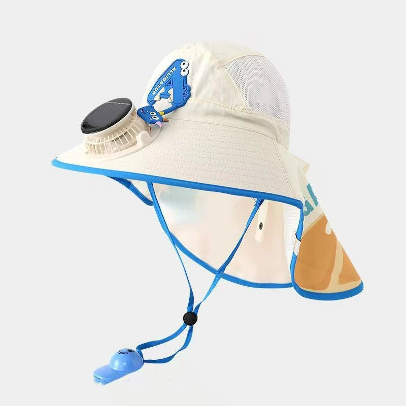 🌞Sluneční čepice s vestavěným ventilátorem