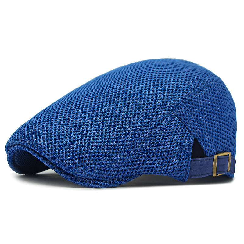 🧢✨ Prodyšná plochá čepice s nastavitelným páskem – chladno a styl v létě