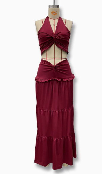 🌸 Sexy dvoudílné letní šaty – svůdný a pohodlný look na léto! ☀️