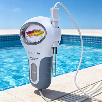 🔬💧 Měřič pH a chlóru Cl₂ – 50 % SLEVA! Přesné měření pH a chlóru v bazénu – snadné, rychlé a spolehlivé. 🔥🏊
