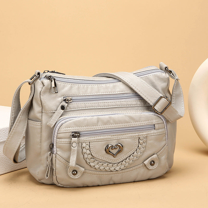 👜✨ Kabelka přes rameno s mnoha kapsami – styl a pořádek každý den!