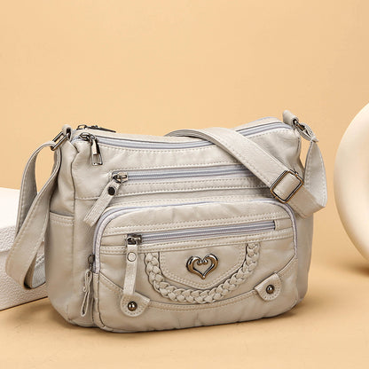 👜✨ Kabelka přes rameno s mnoha kapsami – styl a pořádek každý den!