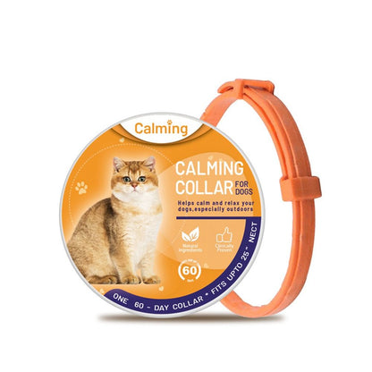 🐶🐱Voděodolný nastavitelný obojek Pacify pro uklidnění zvířat, zmírnění úzkosti a snížení stresu u psů a koček